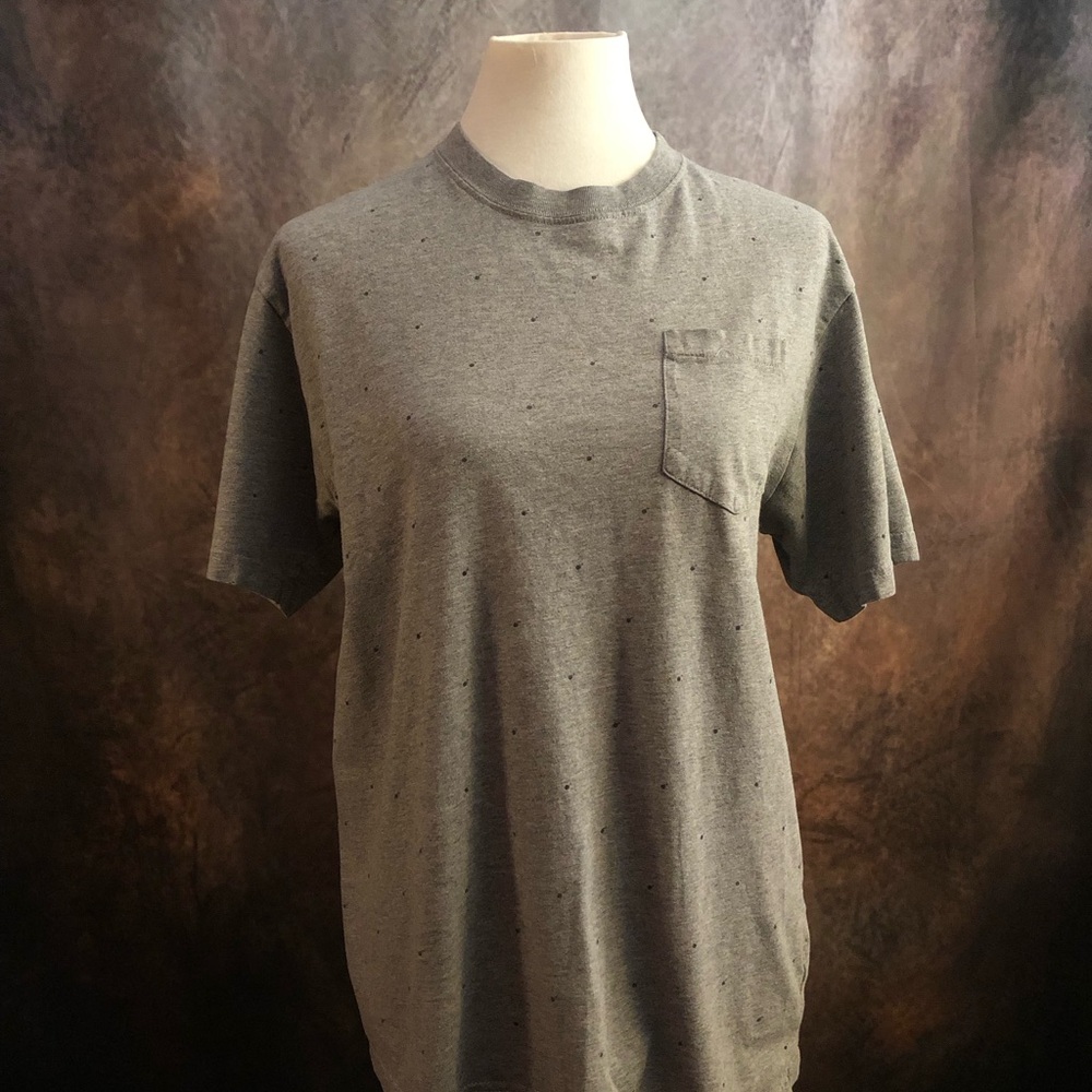 The Hundreds Men's Mini Bomb Speckled Grey Pocket Tee